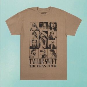 TAYLOR SWIFT | THE ERAS TOUR TAUPE/BROWN T-SHIRT Size: Small